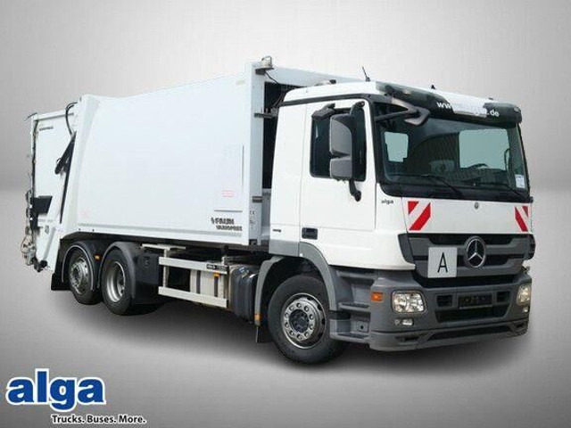 Mercedes-Benz 2532 L Actros 6x2, Faun, Variopress II 524,Klima - شاحنة القمامة: صور 1 Mercedes-Benz 2532 L Actros 6x2, Faun, Variopress II 524,Klima - شاحنة القمامة: صور 1