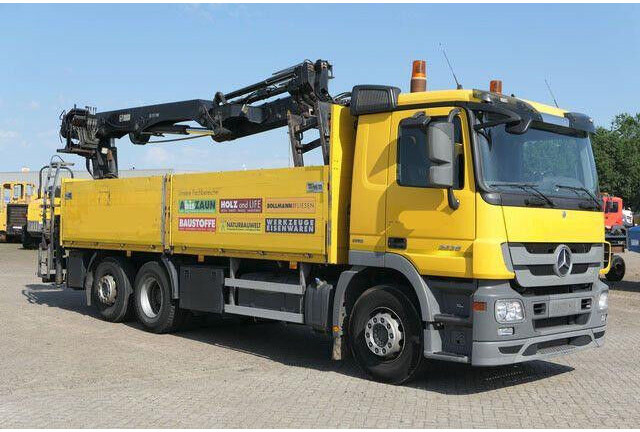 Mercedes-Benz 2536 Actros/MP3/HIAB 211DL/AHK/Klima - شاحنات مسطحة: صور 3 Mercedes-Benz 2536 Actros/MP3/HIAB 211DL/AHK/Klima - شاحنات مسطحة: صور 3