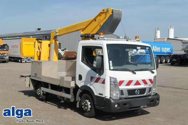 Nissan 32.12 4x2, 11m Arbeitshühe, Klima, 3x am Lager - مصاعد الازدهار محمولة على شاحنة, الشاحنات الصغيرة: صور 1 Nissan 32.12 4x2, 11m Arbeitshühe, Klima, 3x am Lager - مصاعد الازدهار محمولة على شاحنة, الشاحنات الصغيرة: صور 1