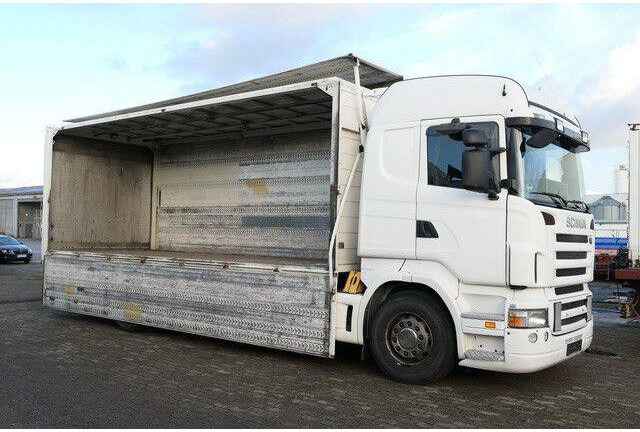 Scania R 420 LB4X2, Schwenkwand, LBW 2,0to., Retarder - بصندوق مغلق شاحنة: صور 2 Scania R 420 LB4X2, Schwenkwand, LBW 2,0to., Retarder - بصندوق مغلق شاحنة: صور 2