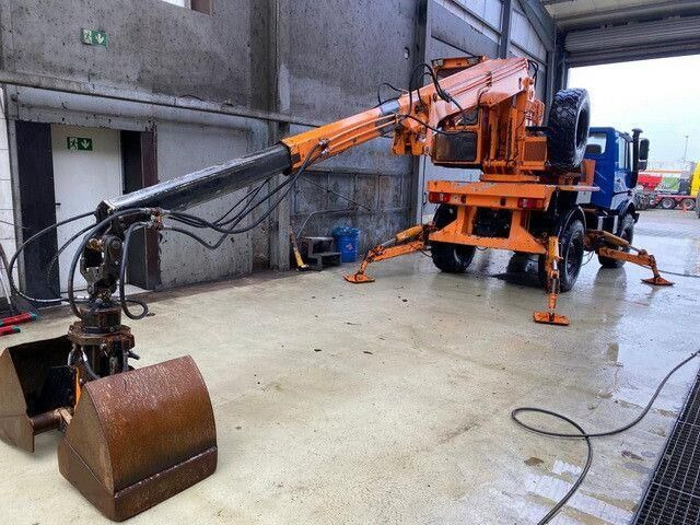 Unimog U 1450 4x4, Zug & Bergwinde, Kran, Greifer, AH - آلات البناء: صور 3 Unimog U 1450 4x4, Zug & Bergwinde, Kran, Greifer, AH - آلات البناء: صور 3