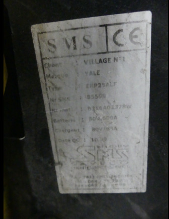 Chariot élévateur Yale ERP25ALFV2145 - رافعة شوكية: صور 5 Chariot élévateur Yale ERP25ALFV2145 - رافعة شوكية: صور 5
