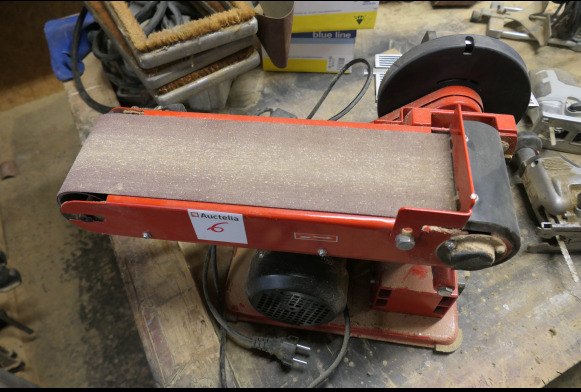 Ponceuse à bande + lapidaire Einhell TC-US 400 - آلة النجارة: صور 2 Ponceuse à bande + lapidaire Einhell TC-US 400 - آلة النجارة: صور 2