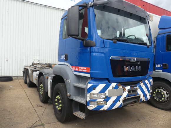 REF:1375 - Camion porte-container MAN TGS (2014-539.189 km) - شاحنة ذات الخطاف: صور 2 REF:1375 - Camion porte-container MAN TGS (2014-539.189 km) - شاحنة ذات الخطاف: صور 2