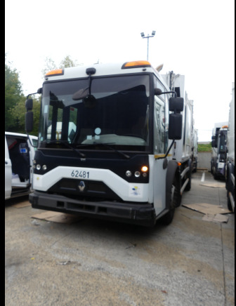 REF:62481 - Camion poubelle Renault Access (2014-281.264 km) (VIN: SEG1930BL5BD17884) - شاحنة القمامة: صور 1 REF:62481 - Camion poubelle Renault Access (2014-281.264 km) (VIN: SEG1930BL5BD17884) - شاحنة القمامة: صور 1