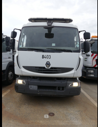 REF:8403 - Camion poubelle Renault Midlum (2013-160.268 km)(VIN:VF644AHL000007252) - شاحنة القمامة: صور 2 REF:8403 - Camion poubelle Renault Midlum (2013-160.268 km)(VIN:VF644AHL000007252) - شاحنة القمامة: صور 2