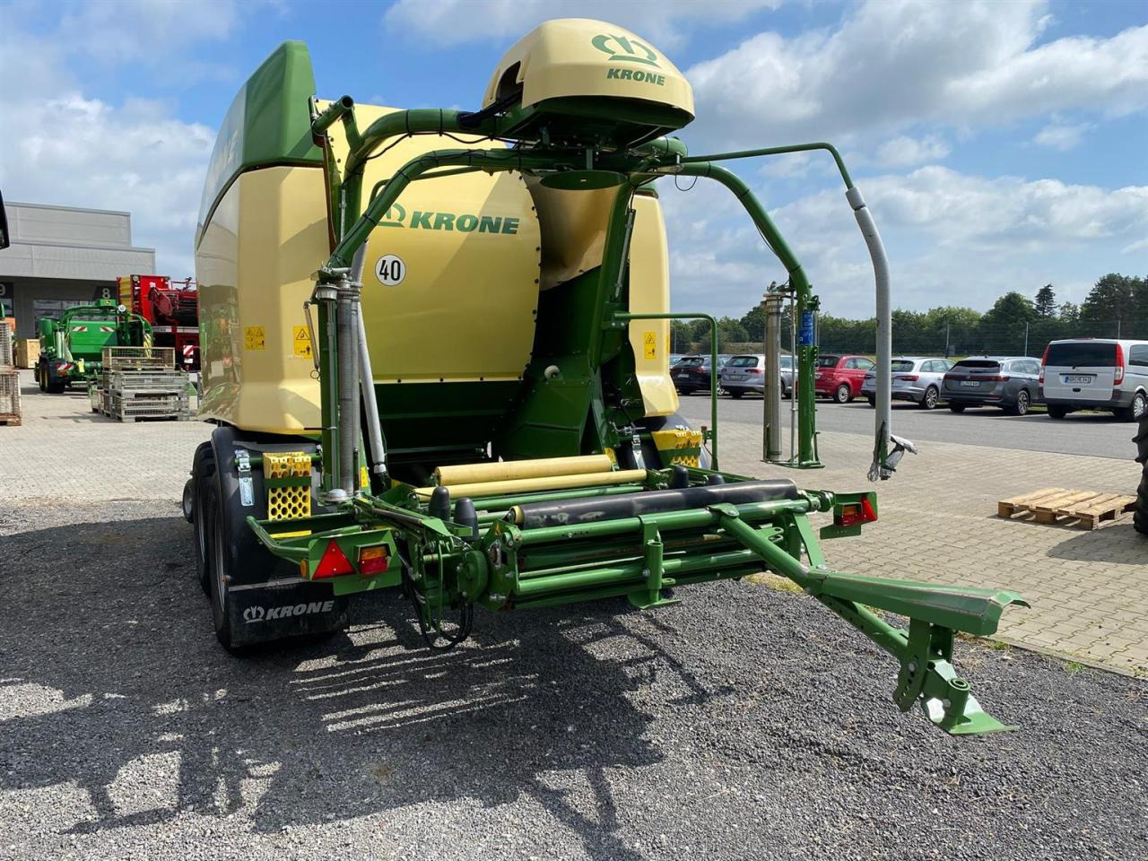 Krone CV 150 XC x-treme - مكبس القش الدائري: صور 3 Krone CV 150 XC x-treme - مكبس القش الدائري: صور 3