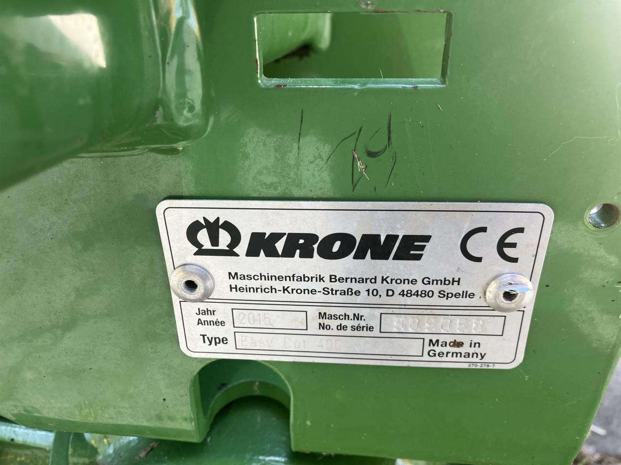 Krone EC 400 - جزازة: صور 4 Krone EC 400 - جزازة: صور 4