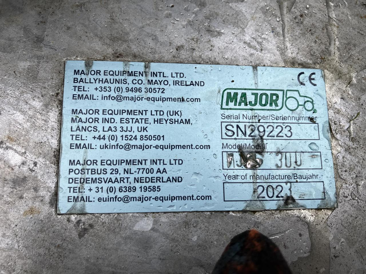 Major MJ65-300 - جزازة المروج: صور 3 Major MJ65-300 - جزازة المروج: صور 3