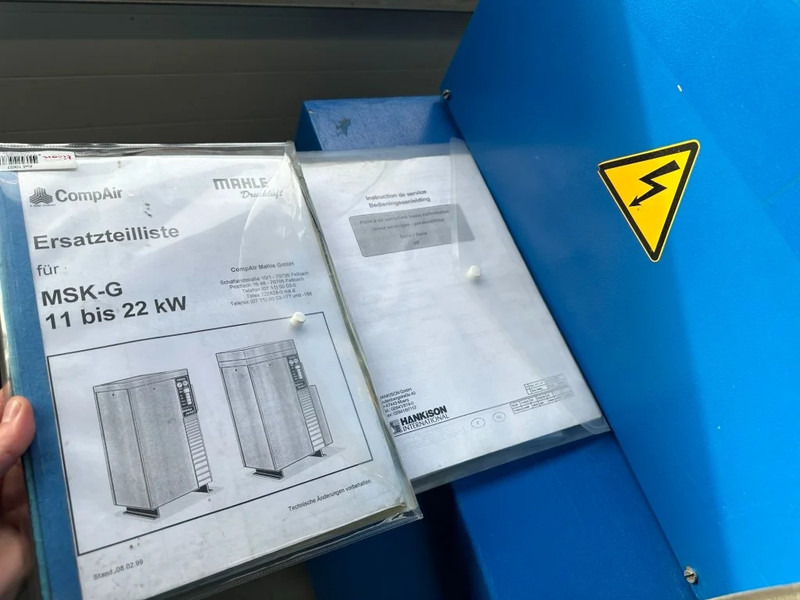 ضاغط الهواء Compair MSK-G22 Elektrische Schroefcompressor 22 kW 3000 L / min 10 Bar: صور 11