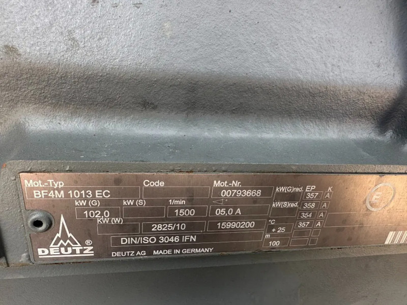 Deutz BF4M 1013 EC Mecc Alte Spa 105 kVA noodstroom generatorset met ATS Automatische Netovername - مجموعة المولدات: صور 4 Deutz BF4M 1013 EC Mecc Alte Spa 105 kVA noodstroom generatorset met ATS Automatische Netovername - مجموعة المولدات: صور 4