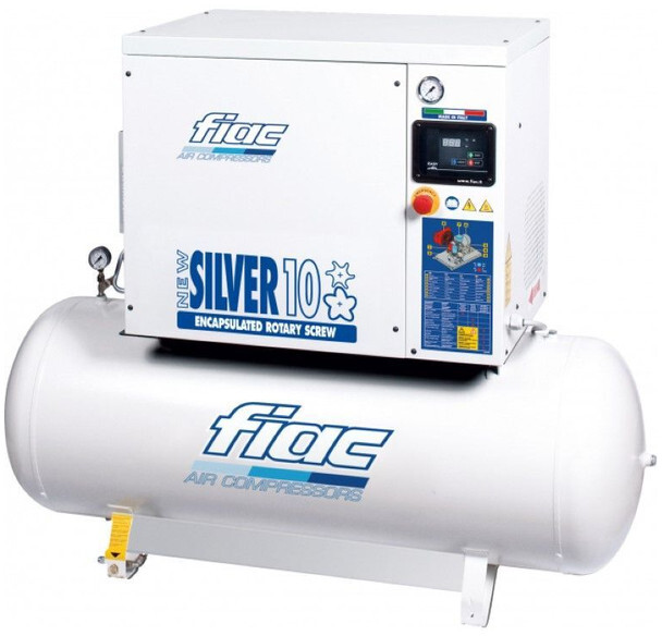 Fiac New Silver 10 / 300 Silent 7.5 kW 860 L / min 10 bar Elektrische Schroefcompressor met ketel - ضاغط الهواء: صور 1 Fiac New Silver 10 / 300 Silent 7.5 kW 860 L / min 10 bar Elektrische Schroefcompressor met ketel - ضاغط الهواء: صور 1