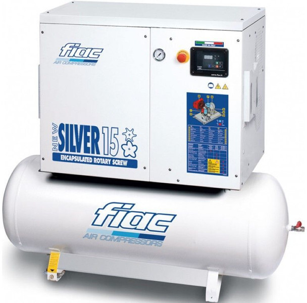 Fiac New Silver 15 / 500 Silent 11 kW 1430 L / min Elektrische Schroefcompressor met ketel - ضاغط الهواء: صور 1 Fiac New Silver 15 / 500 Silent 11 kW 1430 L / min Elektrische Schroefcompressor met ketel - ضاغط الهواء: صور 1