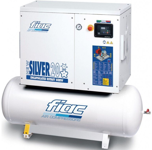 Fiac New Silver 20 / 300 Silent 15 kW 1900 L / min 10 Bar Elektrische Schroefcompressor met ketel - ضاغط الهواء: صور 1 Fiac New Silver 20 / 300 Silent 15 kW 1900 L / min 10 Bar Elektrische Schroefcompressor met ketel - ضاغط الهواء: صور 1