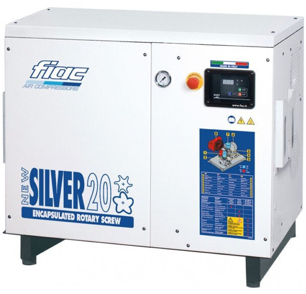 Fiac New Silver 20 Silent 15 kW 1900 L / min 10 Bar Elektrische Schroefcompressor - ضاغط الهواء: صور 1 Fiac New Silver 20 Silent 15 kW 1900 L / min 10 Bar Elektrische Schroefcompressor - ضاغط الهواء: صور 1