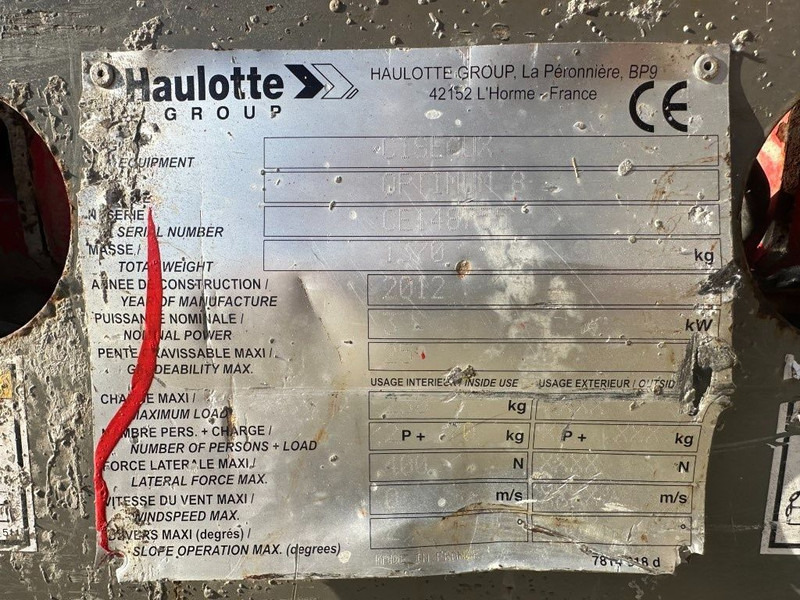 Haulotte Optimum 8 Elektra Schaarhoogwerker 7.8 meter Werkhoogte 427 Hours ! - رافعات مقصية: صور 3 Haulotte Optimum 8 Elektra Schaarhoogwerker 7.8 meter Werkhoogte 427 Hours ! - رافعات مقصية: صور 3