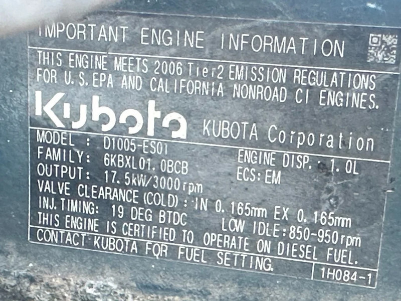 ضاغط الهواء Ingersoll Rand 720 R1051SF Kubota D1005 Diesel Compressor 2000 L / min 17.5 kW 8.6 Bar: صور 13