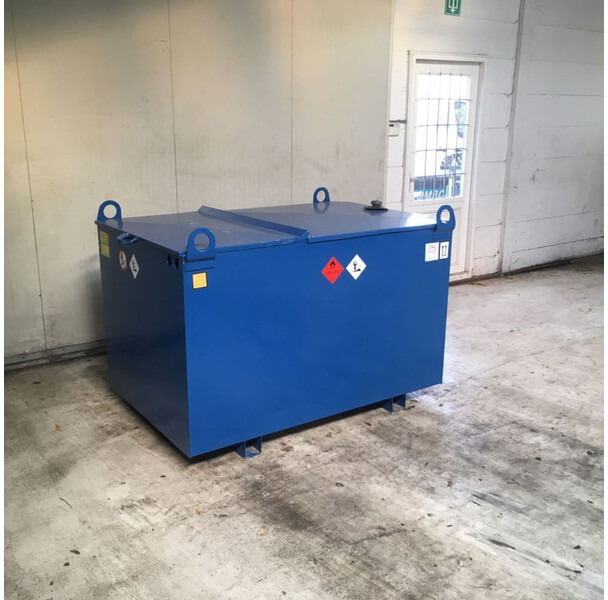Kiwa IBC Elzinga Machinefabriek 1000 liter IBC Dieseltank met handpomp - خزان تخزين: صور 4 Kiwa IBC Elzinga Machinefabriek 1000 liter IBC Dieseltank met handpomp - خزان تخزين: صور 4
