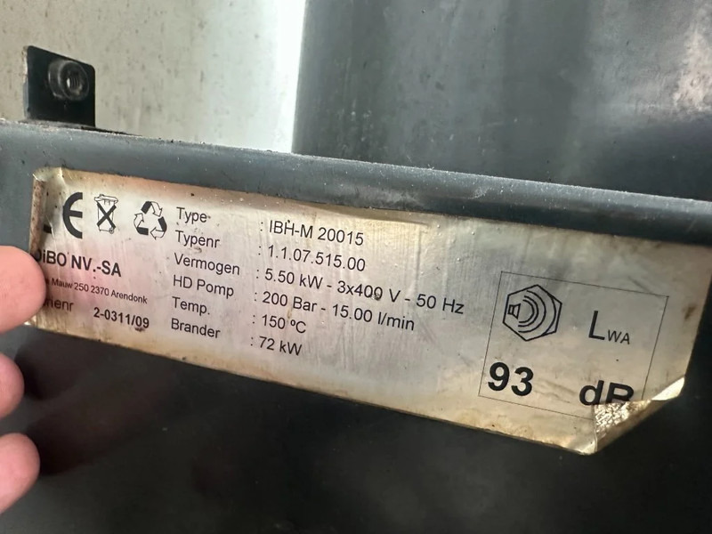 Perkins DIBO IBH-M 20015 Hogedruk unit 200 Bar 1500 L / min Mobiele Aanhanger 12.5 kVA aggregaat - ماكينة غسيل ضغط عالي: صور 5 Perkins DIBO IBH-M 20015 Hogedruk unit 200 Bar 1500 L / min Mobiele Aanhanger 12.5 kVA aggregaat - ماكينة غسيل ضغط عالي: صور 5