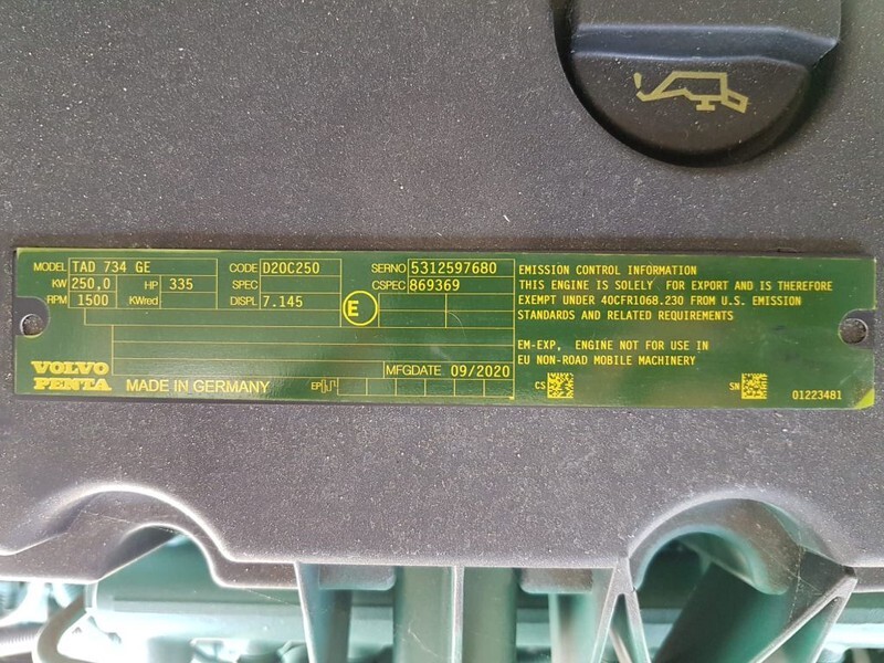 Volvo 275 kVA TAD 734 GE Stamford Supersilent generatorset New ! - مجموعة المولدات: صور 5 Volvo 275 kVA TAD 734 GE Stamford Supersilent generatorset New ! - مجموعة المولدات: صور 5