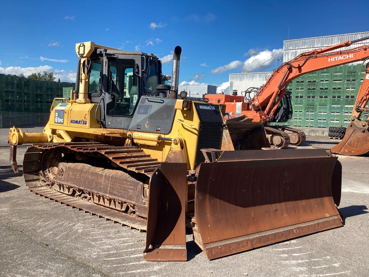 Komatsu D61 PX-15 E0 Ripper Raupe 6 Wege Schild Trimble - بلدوزر: صور 1 Komatsu D61 PX-15 E0 Ripper Raupe 6 Wege Schild Trimble - بلدوزر: صور 1