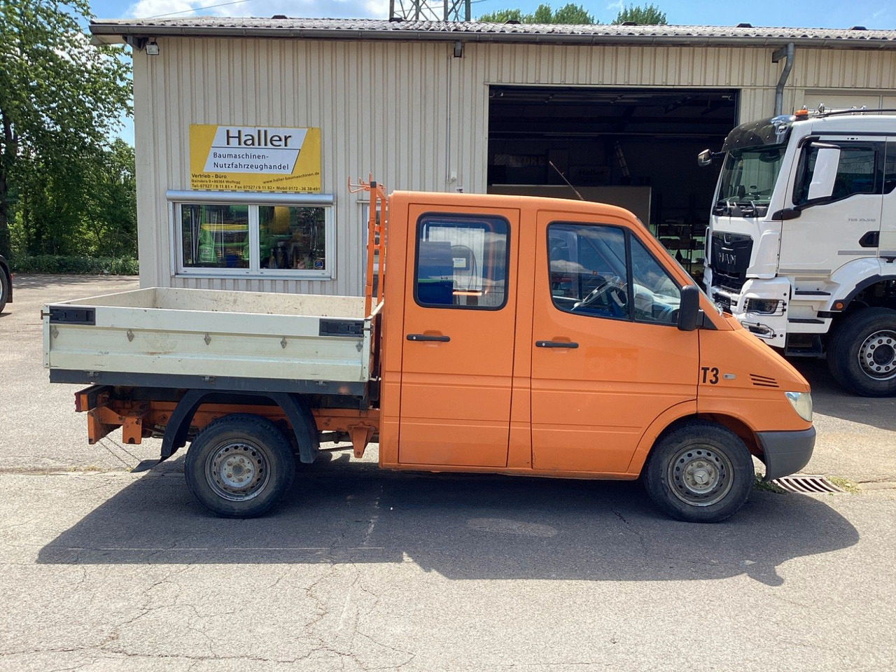 Mercedes-Benz Sprinter Pritsche Doka 211 CDI - الشاحنات الصغيرة المسطحة, الشاحنات الصغيرة كابينة مزدوجة: صور 3 Mercedes-Benz Sprinter Pritsche Doka 211 CDI - الشاحنات الصغيرة المسطحة, الشاحنات الصغيرة كابينة مزدوجة: صور 3