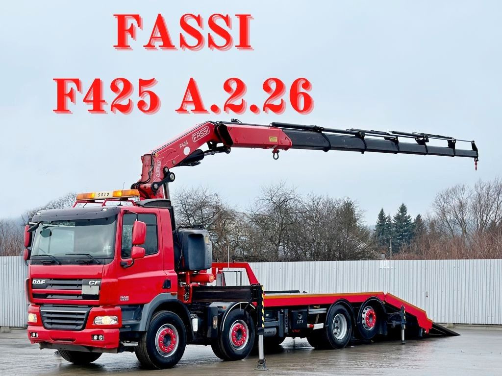 DAF 85.510*ABSCHLEPPWAGEN 8,00m+ FASSI F4 A.2.26 - شاحنة كرين: صور 1 DAF 85.510*ABSCHLEPPWAGEN 8,00m+ FASSI F4 A.2.26 - شاحنة كرين: صور 1