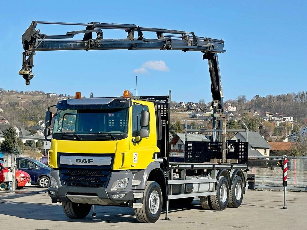 DAF CF 450 * PK 22002 - EH D + FUNK * 6x4 * TOP - شاحنة كرين, شاحنات مسطحة: صور 2 DAF CF 450 * PK 22002 - EH D + FUNK * 6x4 * TOP - شاحنة كرين, شاحنات مسطحة: صور 2