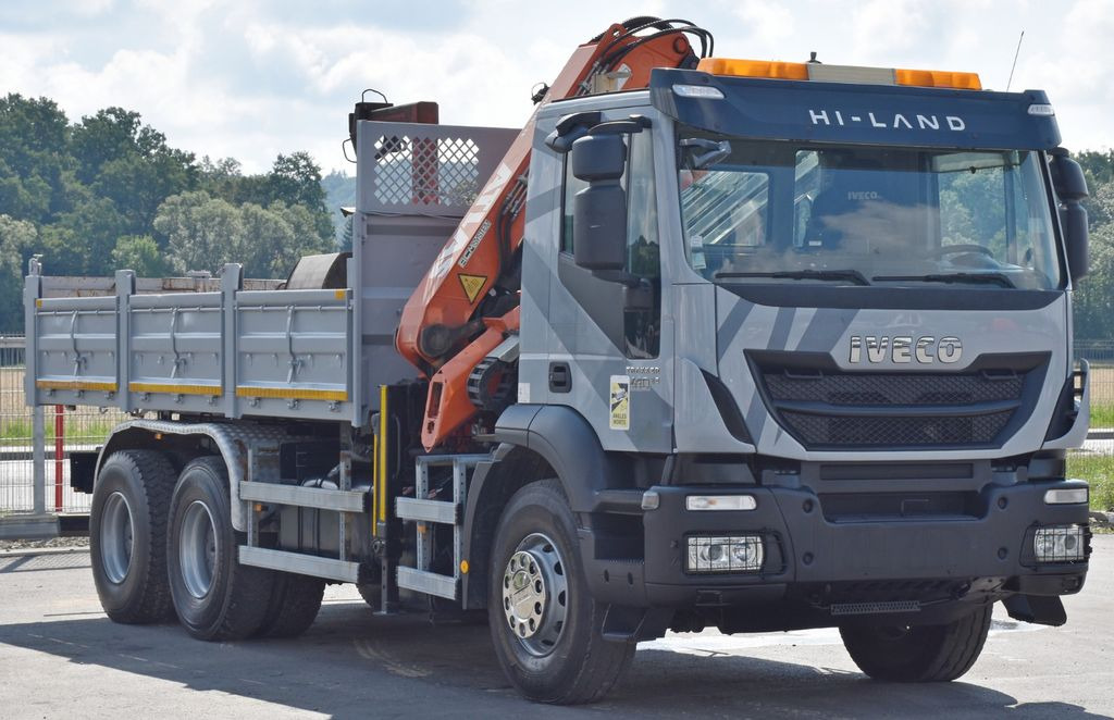 Iveco TRAKKER 410*Kipper 5,20m*ATLAS 165.2E * FUNK/6x4 - شاحنة كرين, قلابات: صور 4 Iveco TRAKKER 410*Kipper 5,20m*ATLAS 165.2E * FUNK/6x4 - شاحنة كرين, قلابات: صور 4