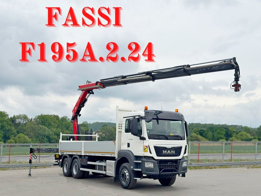 MAN TGS 26.360* FASSI F195A.2.24 / FUNK * 6x4 * TOP - شاحنة كرين: صور 1 MAN TGS 26.360* FASSI F195A.2.24 / FUNK * 6x4 * TOP - شاحنة كرين: صور 1