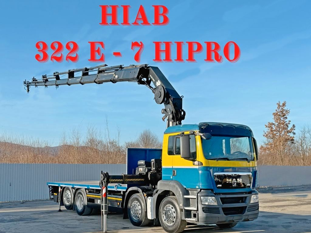 MAN TGS 32.440*Platform 7,20m * HIAB 322 E - 7 HIPRO - شاحنة كرين: صور 1 MAN TGS 32.440*Platform 7,20m * HIAB 322 E - 7 HIPRO - شاحنة كرين: صور 1