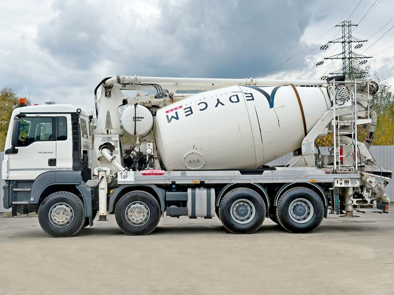 MAN TGS 35.400 BETONPUMPE * 8x4 / TOPZUSTAND - مضخة خرسانة: صور 4 MAN TGS 35.400 BETONPUMPE * 8x4 / TOPZUSTAND - مضخة خرسانة: صور 4