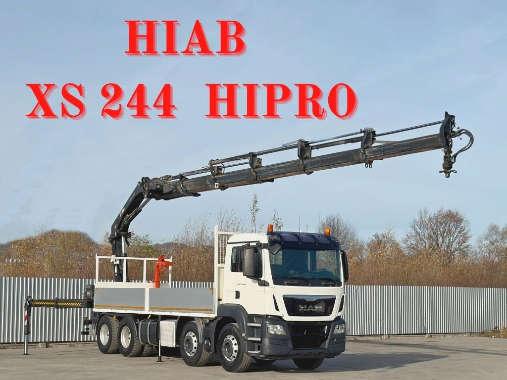 MAN TGS 35.440 * HIAB XS 244 HIPRO +FUNK / 8x4 - شاحنة كرين: صور 1 MAN TGS 35.440 * HIAB XS 244 HIPRO +FUNK / 8x4 - شاحنة كرين: صور 1