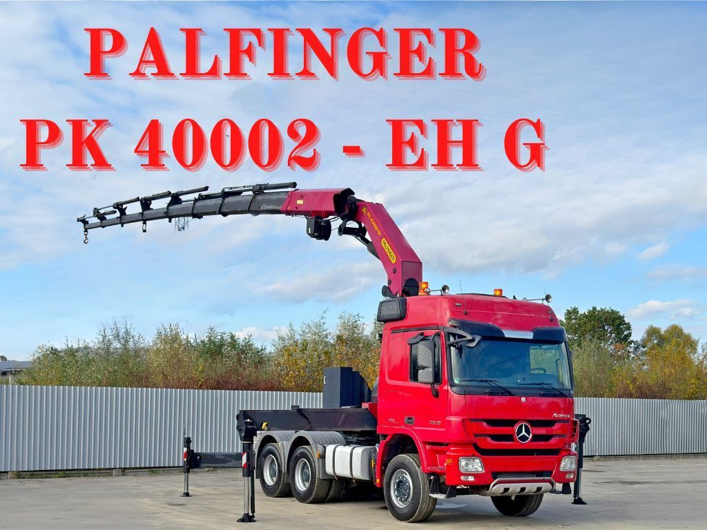 Mercedes-Benz ACTROS 2646 * PK 40002 - EH G + FUNK / 6x4 * TOP - شاحنة كرين: صور 1 Mercedes-Benz ACTROS 2646 * PK 40002 - EH G + FUNK / 6x4 * TOP - شاحنة كرين: صور 1
