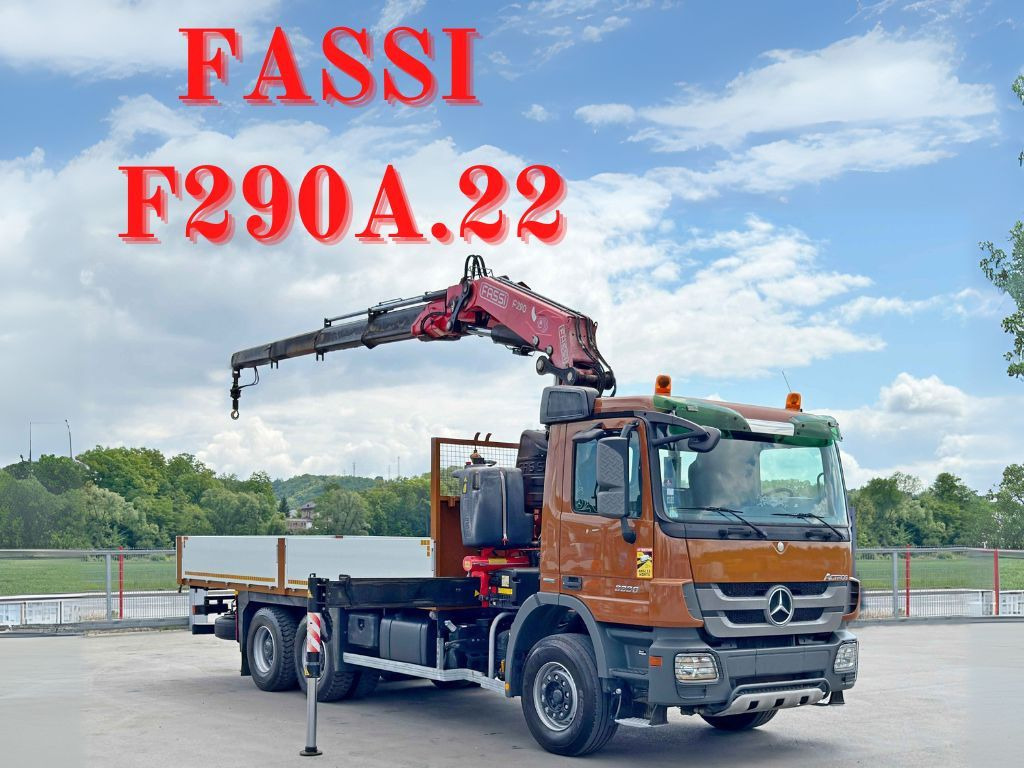 Mercedes-Benz ACTROS 3336 * FASSI F290A.22 + FUNK / 6x4 * TOP - شاحنة كرين: صور 1 Mercedes-Benz ACTROS 3336 * FASSI F290A.22 + FUNK / 6x4 * TOP - شاحنة كرين: صور 1