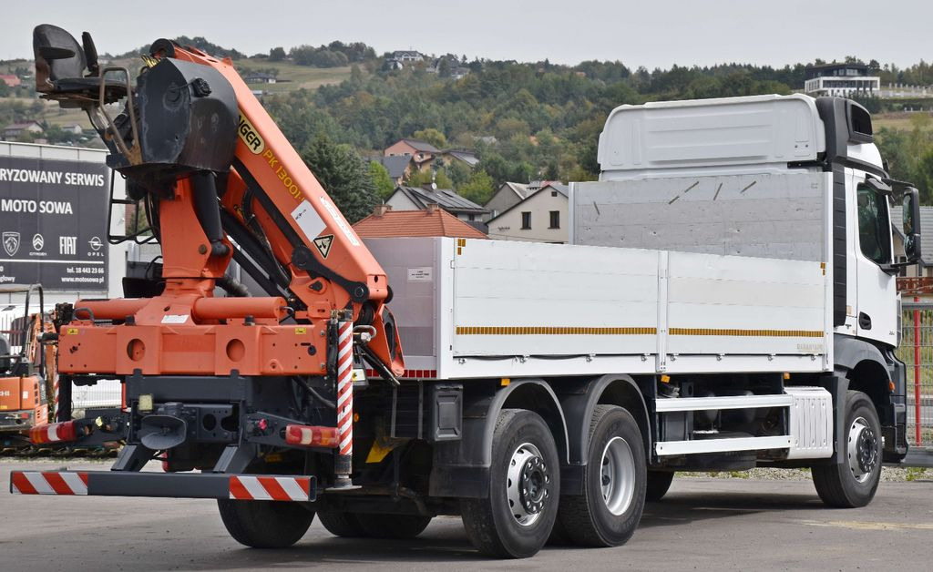 شاحنة كرين, شاحنات مسطحة Mercedes-Benz AROCS 2542* PK 13001-K B* TOPZUSTAND: صور 6