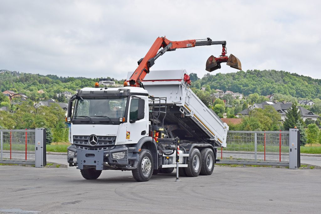 Mercedes-Benz AROCS 2635* FASSI F165AZ.0.22 + FUNK * 6x4 - شاحنة كرين, قلابات: صور 2 Mercedes-Benz AROCS 2635* FASSI F165AZ.0.22 + FUNK * 6x4 - شاحنة كرين, قلابات: صور 2