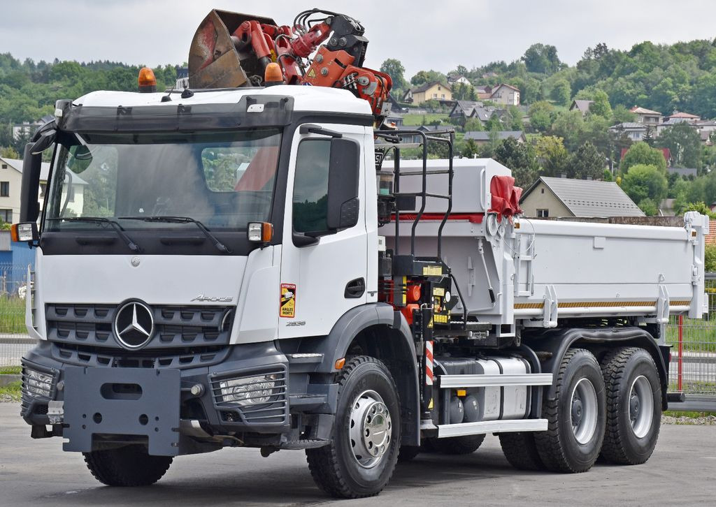 Mercedes-Benz AROCS 2635* FASSI F165AZ.0.22 + FUNK * 6x4 - شاحنة كرين, قلابات: صور 5 Mercedes-Benz AROCS 2635* FASSI F165AZ.0.22 + FUNK * 6x4 - شاحنة كرين, قلابات: صور 5
