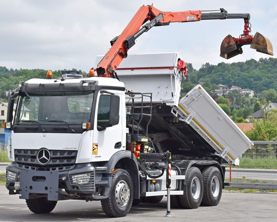 Mercedes-Benz AROCS 2635* FASSI F165AZ.0.22 + FUNK * 6x4 - شاحنة كرين, قلابات: صور 3 Mercedes-Benz AROCS 2635* FASSI F165AZ.0.22 + FUNK * 6x4 - شاحنة كرين, قلابات: صور 3