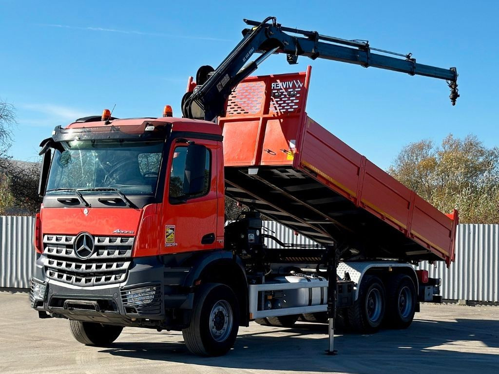 Mercedes-Benz AROCS 2640 *HIAB 144 BS - 3/FUNK + * 6x4 - قلابات, شاحنة كرين: صور 2 Mercedes-Benz AROCS 2640 *HIAB 144 BS - 3/FUNK + * 6x4 - قلابات, شاحنة كرين: صور 2