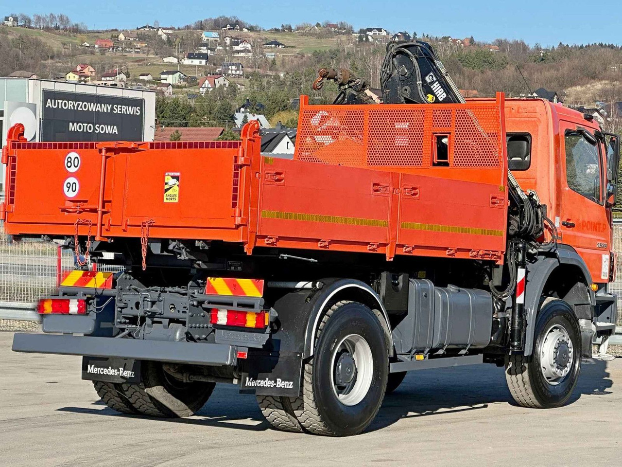 Mercedes-Benz AXOR 1829 * HIAB 1111 HIDUO + FUNK * TOP * 4x4 - قلابات, شاحنة كرين: صور 5 Mercedes-Benz AXOR 1829 * HIAB 1111 HIDUO + FUNK * TOP * 4x4 - قلابات, شاحنة كرين: صور 5