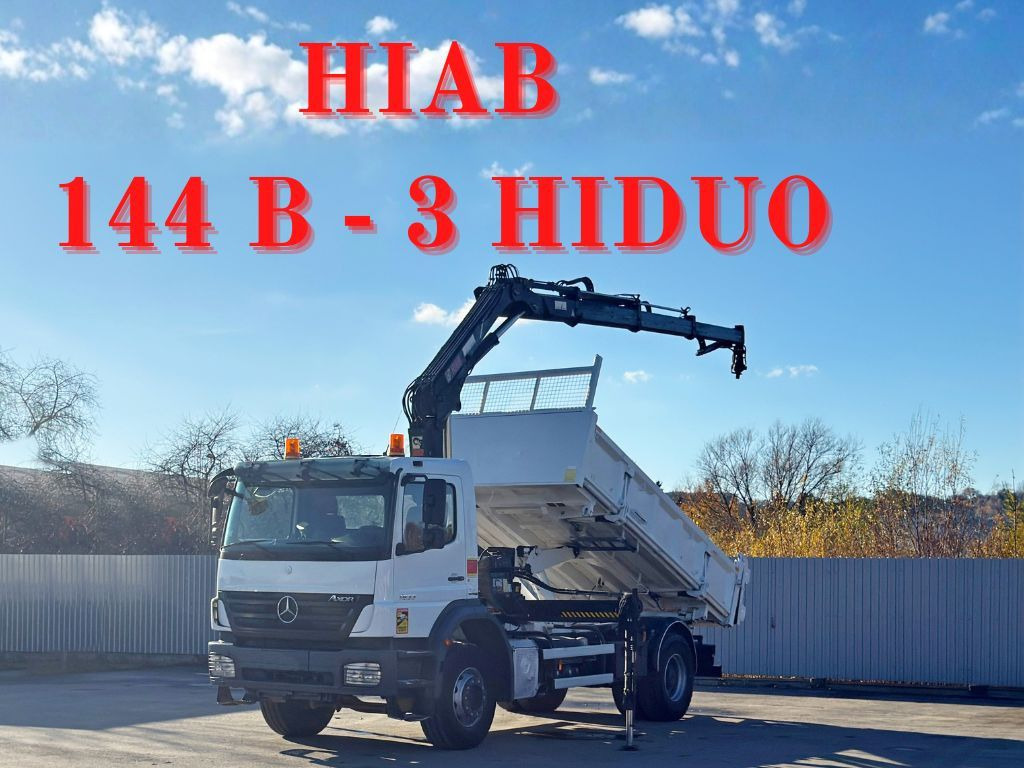 Mercedes-Benz AXOR 1833 * HIAB 144 B - 3 HIDUO + FUNK * TOP - شاحنة كرين: صور 1 Mercedes-Benz AXOR 1833 * HIAB 144 B - 3 HIDUO + FUNK * TOP - شاحنة كرين: صور 1