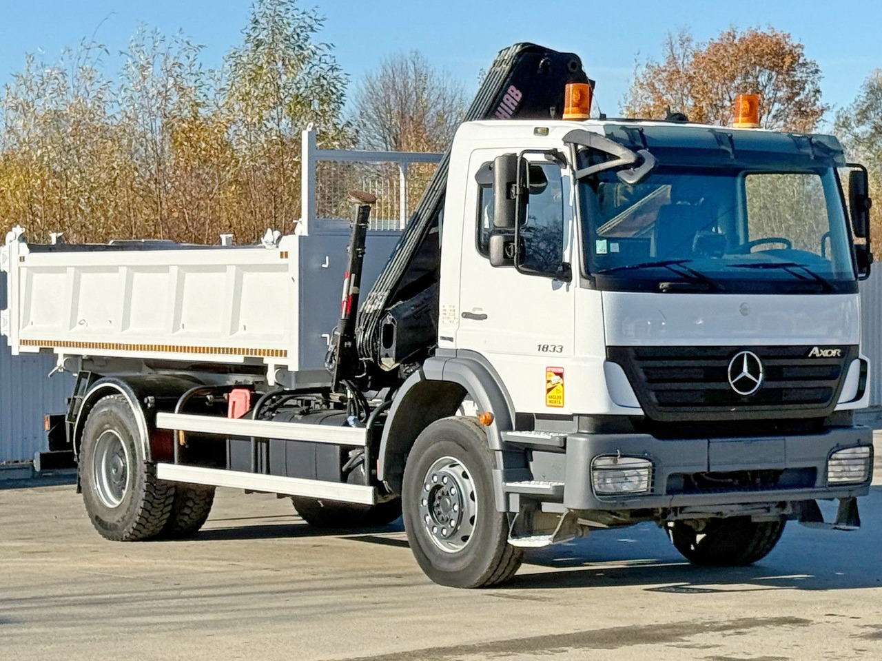 Mercedes-Benz AXOR 1833 * HIAB 144 B - 3 HIDUO + FUNK * TOP - قلابات, شاحنة كرين: صور 4 Mercedes-Benz AXOR 1833 * HIAB 144 B - 3 HIDUO + FUNK * TOP - قلابات, شاحنة كرين: صور 4
