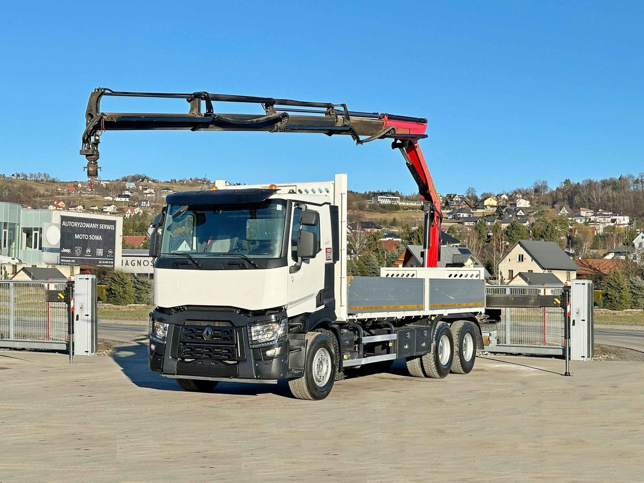 Renault C 380 *PRITSCHE 6,80m * PK 18002-EH C + FUNK*6x4 - شاحنة كرين: صور 2 Renault C 380 *PRITSCHE 6,80m * PK 18002-EH C + FUNK*6x4 - شاحنة كرين: صور 2