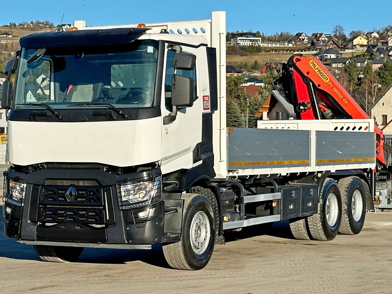Renault C 380 *PRITSCHE 6,80m * PK 18002-EH C + FUNK*6x4 - شاحنة كرين: صور 4 Renault C 380 *PRITSCHE 6,80m * PK 18002-EH C + FUNK*6x4 - شاحنة كرين: صور 4