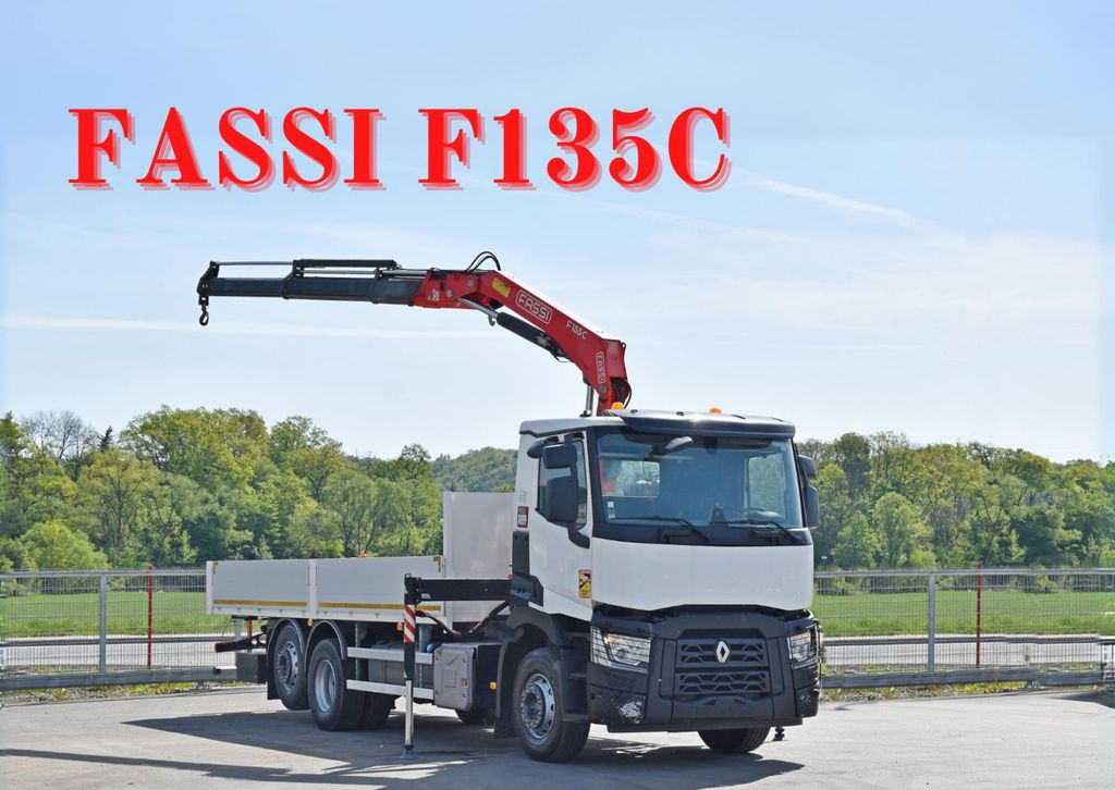 Renault C 380 * PRITSCHE 7,05 m* FASSI F 135C + FUNK - شاحنة كرين: صور 1 Renault C 380 * PRITSCHE 7,05 m* FASSI F 135C + FUNK - شاحنة كرين: صور 1