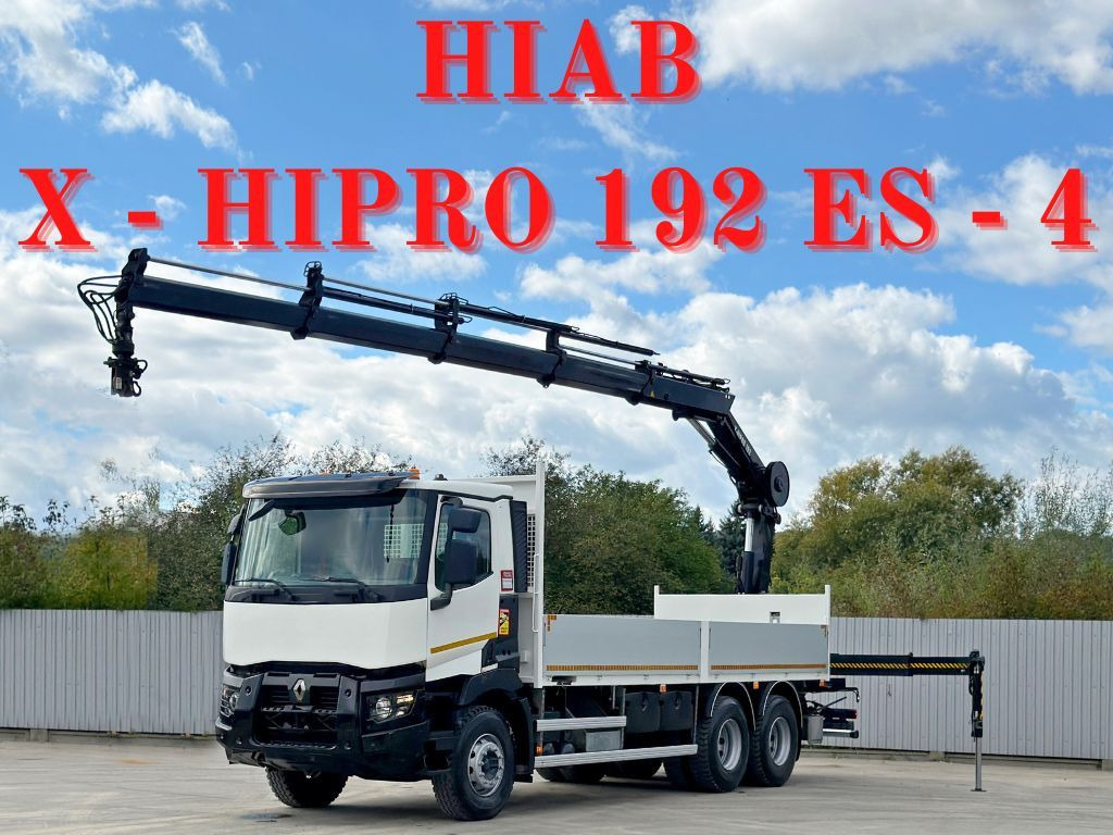 Renault C 430 *HIAB X - HIPRO 192 ES -4 + FUNK* 6x4 - شاحنة كرين: صور 1 Renault C 430 *HIAB X - HIPRO 192 ES -4 + FUNK* 6x4 - شاحنة كرين: صور 1
