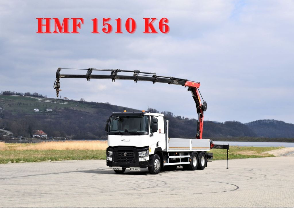 Renault C 460 * HMF 1510 K6 + FUNK * 6x4 Renault C 460 * HMF 1510 K6 + FUNK * 6x4 - شاحنة كرين, شاحنات مسطحة: صور 1 Renault C 460 * HMF 1510 K6 + FUNK * 6x4 Renault C 460 * HMF 1510 K6 + FUNK * 6x4 - شاحنة كرين, شاحنات مسطحة: صور 1