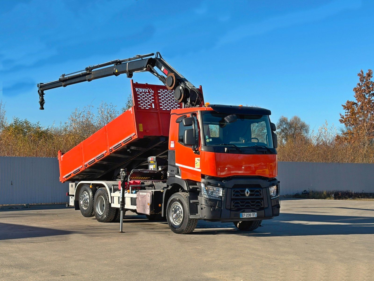 Renault C430 * HIAB 144 BS - 3 HIDUO+ FUNK/ 6x2 - شاحنة كرين: صور 2 Renault C430 * HIAB 144 BS - 3 HIDUO+ FUNK/ 6x2 - شاحنة كرين: صور 2