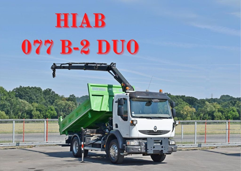 Renault MIDLUM 220 DXI *KIPPER 3,80m *HIAB 077 B-2 DUO Renault MIDLUM 220 DXI *KIPPER 3,80m *HIAB 077 B-2 DUO - شاحنة كرين, قلابات: صور 1 Renault MIDLUM 220 DXI *KIPPER 3,80m *HIAB 077 B-2 DUO Renault MIDLUM 220 DXI *KIPPER 3,80m *HIAB 077 B-2 DUO - شاحنة كرين, قلابات: صور 1